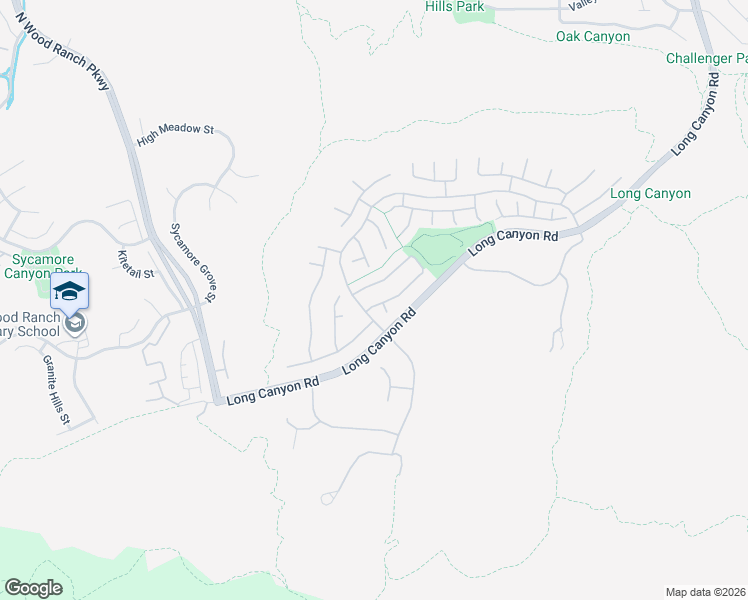 map of restaurants, bars, coffee shops, grocery stores, and more near 115 Parkside Drive in Simi Valley