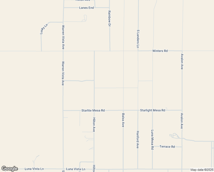map of restaurants, bars, coffee shops, grocery stores, and more near 1125 Hilton Avenue in Yucca Valley