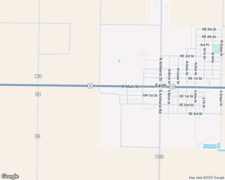 map of restaurants, bars, coffee shops, grocery stores, and more near 300 West Main Street in Earth
