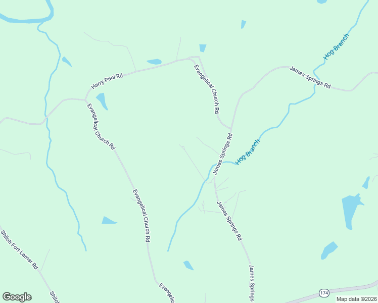 map of restaurants, bars, coffee shops, grocery stores, and more near 685 James Springs Road in Danielsville