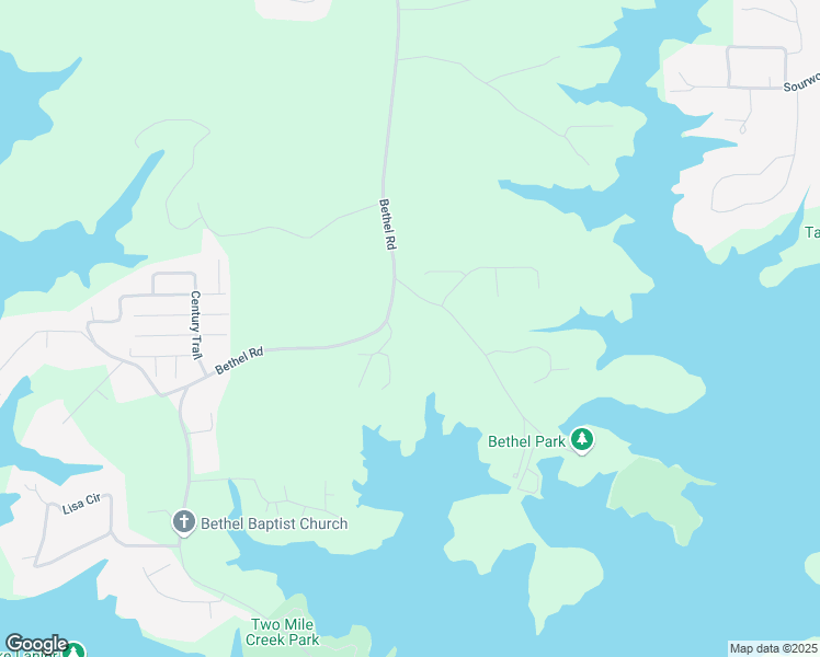 map of restaurants, bars, coffee shops, grocery stores, and more near 8415 Old Bethel Road in Gainesville