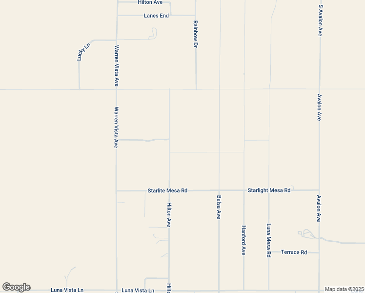 map of restaurants, bars, coffee shops, grocery stores, and more near 1125 Hilton Avenue in Yucca Valley