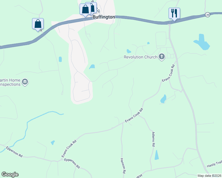 map of restaurants, bars, coffee shops, grocery stores, and more near 908 Pintail Court in Canton