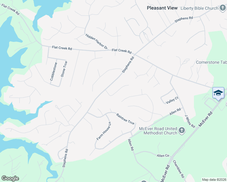 map of restaurants, bars, coffee shops, grocery stores, and more near 5329 Forest South Place in Oakwood