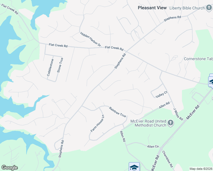 map of restaurants, bars, coffee shops, grocery stores, and more near 5329 Forest South Place in Oakwood