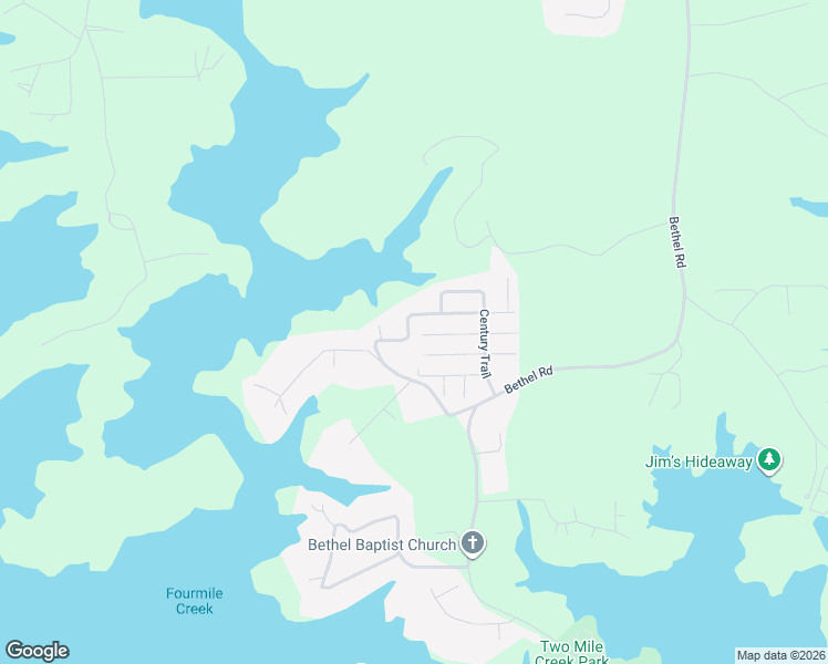 map of restaurants, bars, coffee shops, grocery stores, and more near 9315 Fleetwood Trail in Gainesville