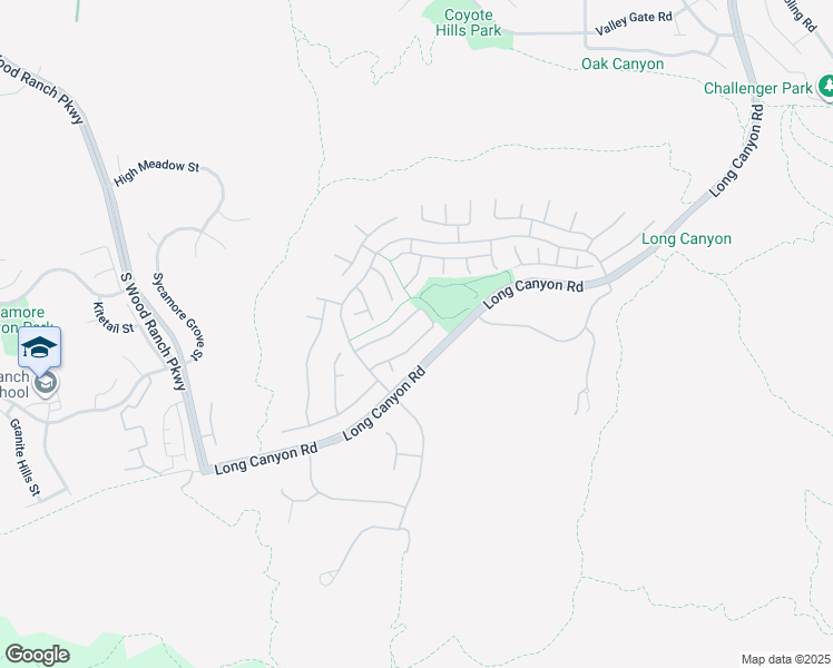 map of restaurants, bars, coffee shops, grocery stores, and more near 173 Parkside Drive in Simi Valley