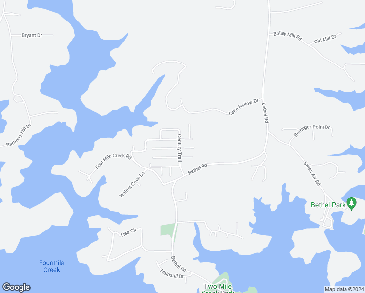 map of restaurants, bars, coffee shops, grocery stores, and more near 9006 Century Trail in Gainesville
