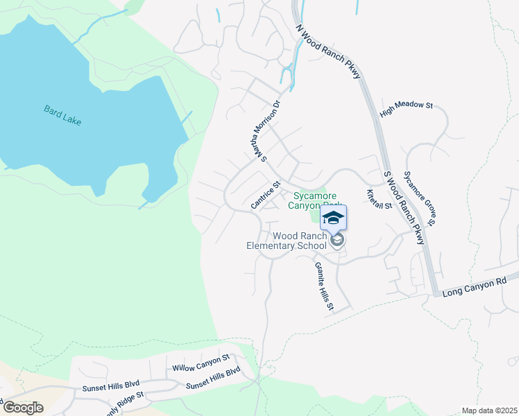 map of restaurants, bars, coffee shops, grocery stores, and more near 633 Jubilee Lane in Simi Valley
