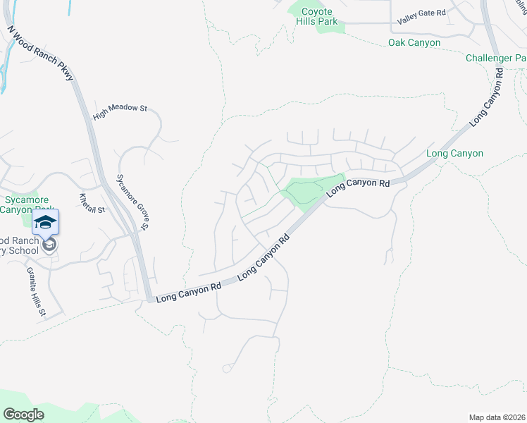 map of restaurants, bars, coffee shops, grocery stores, and more near 128 Park Hill Road in Simi Valley