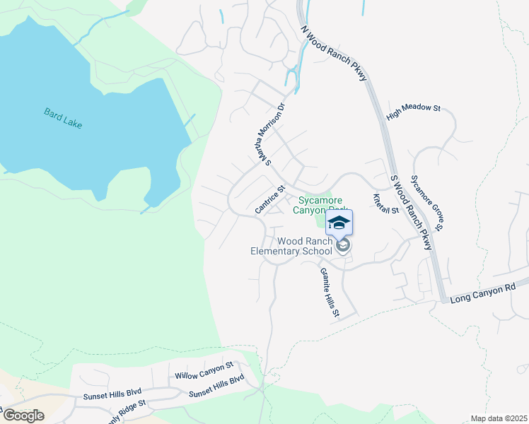 map of restaurants, bars, coffee shops, grocery stores, and more near 633 Jubilee Lane in Simi Valley