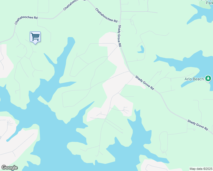 map of restaurants, bars, coffee shops, grocery stores, and more near 5815 P W A Drive in Cumming