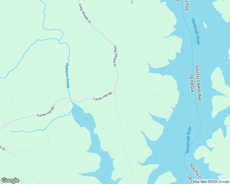 map of restaurants, bars, coffee shops, grocery stores, and more near Greg Shoals Dr in Elberton