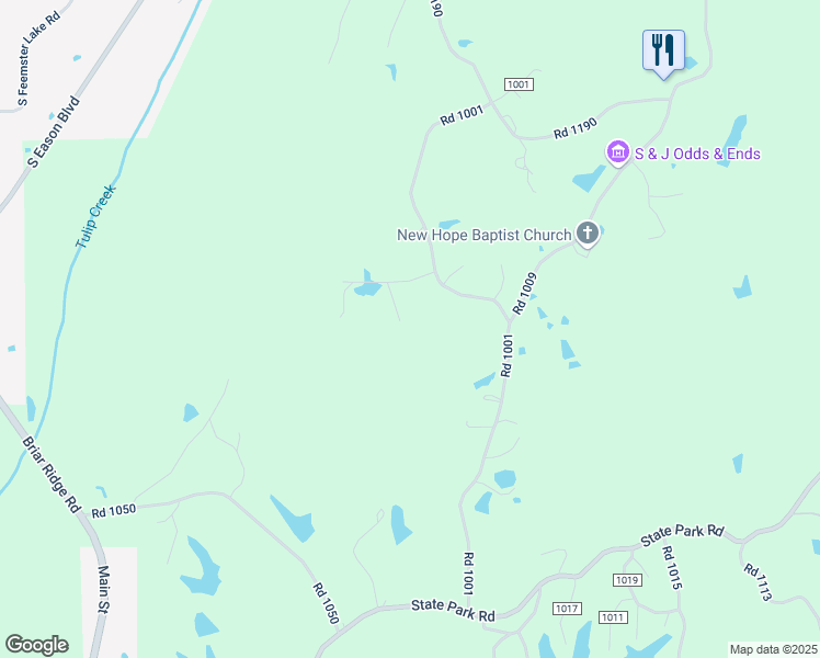 map of restaurants, bars, coffee shops, grocery stores, and more near 119 Ranchland Drive in Tupelo
