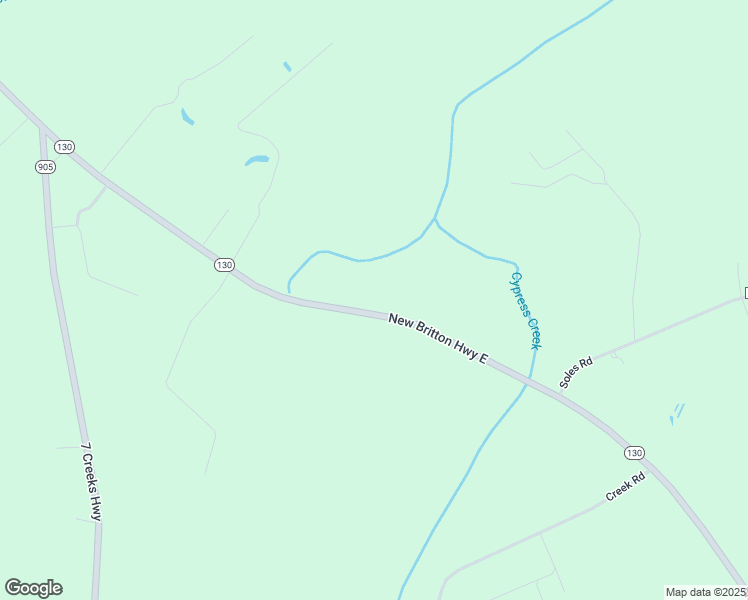 map of restaurants, bars, coffee shops, grocery stores, and more near 6059 New Britton Highway East in Whiteville
