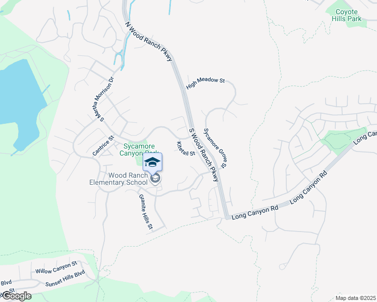 map of restaurants, bars, coffee shops, grocery stores, and more near 335 Kitetail Street in Simi Valley