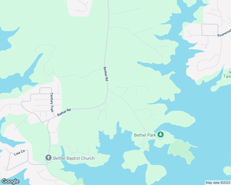 map of restaurants, bars, coffee shops, grocery stores, and more near 8465 Bethel Ridge Court in Gainesville
