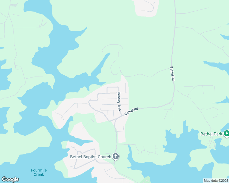 map of restaurants, bars, coffee shops, grocery stores, and more near 9130 Fleetwood Trail in Gainesville