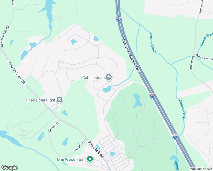 map of restaurants, bars, coffee shops, grocery stores, and more near 287 October Glory Drive in Blythewood