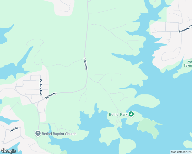 map of restaurants, bars, coffee shops, grocery stores, and more near 8445 Bethel Ridge Court in Gainesville