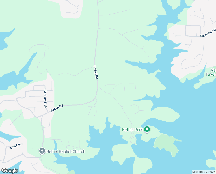 map of restaurants, bars, coffee shops, grocery stores, and more near 8445 Bethel Ridge Court in Gainesville