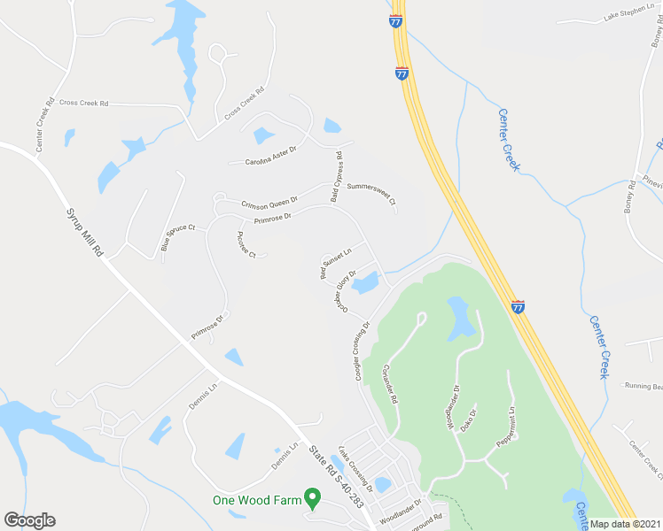 map of restaurants, bars, coffee shops, grocery stores, and more near 1445 Red Sunset Lane in Blythewood