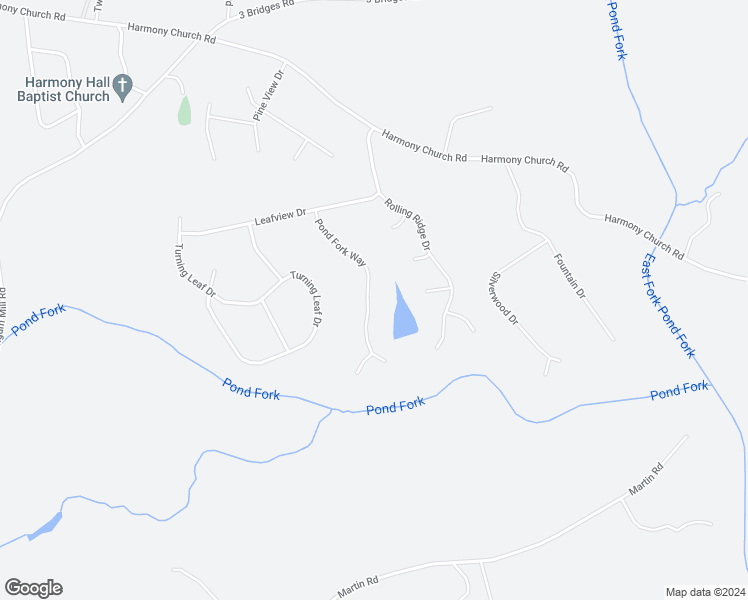 map of restaurants, bars, coffee shops, grocery stores, and more near 4361 Pond Fork Way in Gillsville