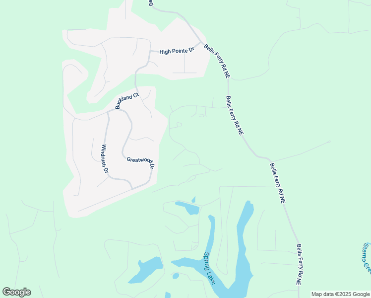 map of restaurants, bars, coffee shops, grocery stores, and more near 0 Country Creek Road in White