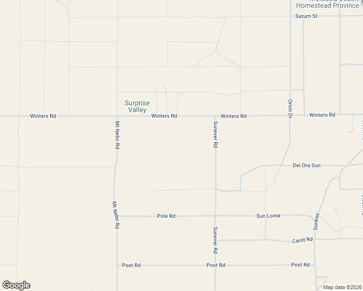 map of restaurants, bars, coffee shops, grocery stores, and more near 1120 Sunever Road in Joshua Tree