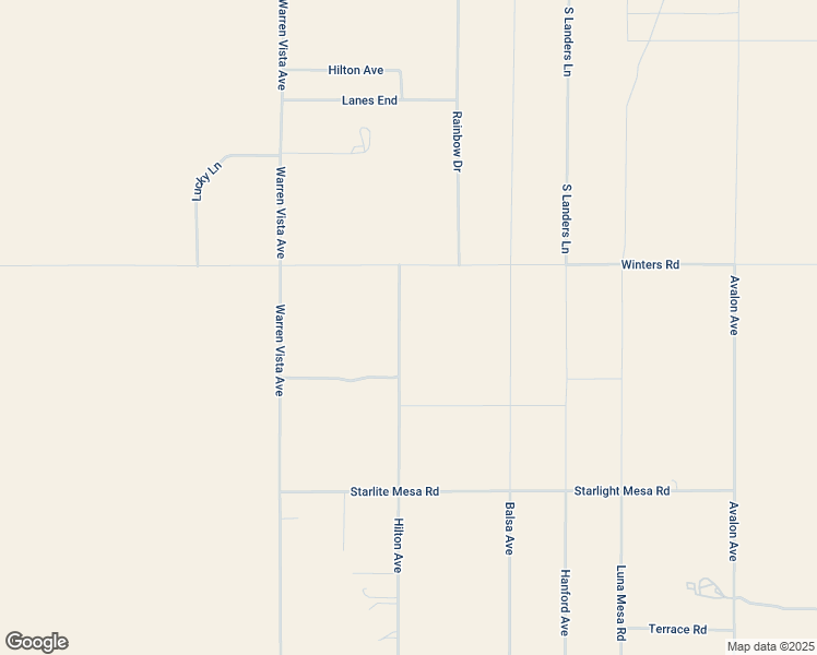 map of restaurants, bars, coffee shops, grocery stores, and more near 1025 Hilton Avenue in Yucca Valley