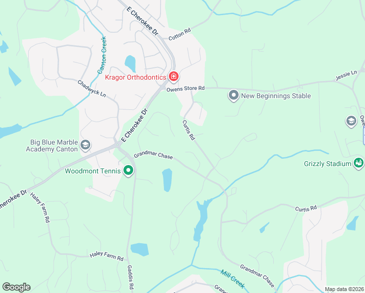 map of restaurants, bars, coffee shops, grocery stores, and more near 116 Brightmoor Court in Canton