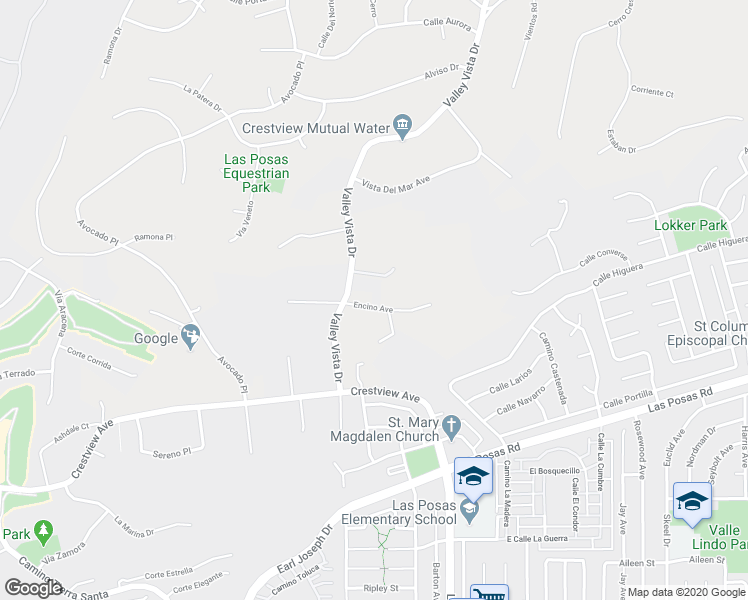 map of restaurants, bars, coffee shops, grocery stores, and more near 85 Encino Avenue in Camarillo