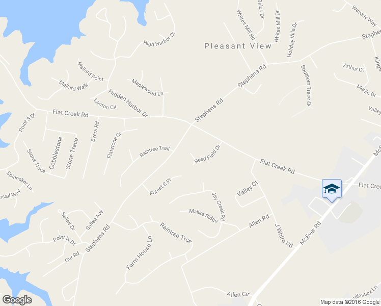 map of restaurants, bars, coffee shops, grocery stores, and more near 4950 Cedar Trace Court in Oakwood