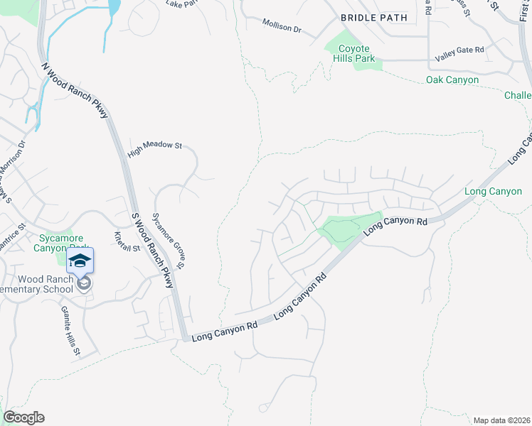 map of restaurants, bars, coffee shops, grocery stores, and more near 107 Laurel Ridge Drive in Simi Valley