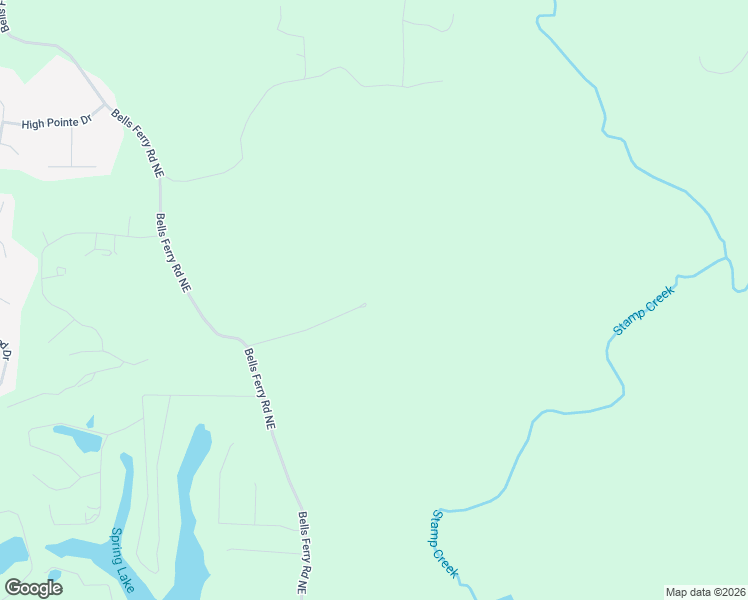 map of restaurants, bars, coffee shops, grocery stores, and more near 30 Mountain Ridge Road Northeast in White