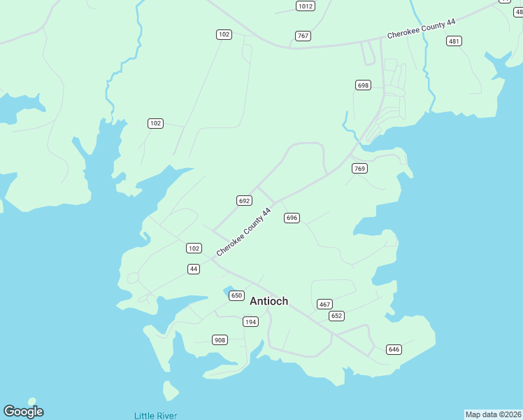 map of restaurants, bars, coffee shops, grocery stores, and more near 8245 County Road 44 in Cedar Bluff