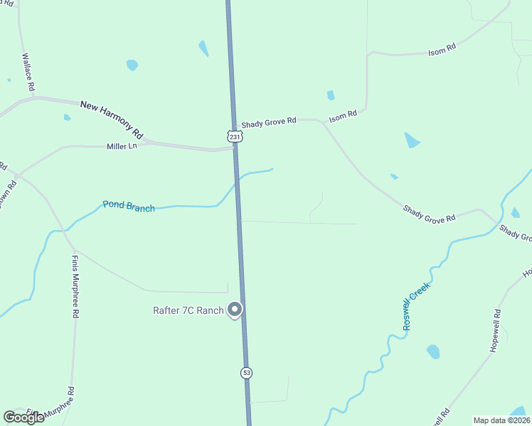 map of restaurants, bars, coffee shops, grocery stores, and more near 65 Madden Road in Arab