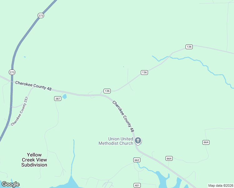 map of restaurants, bars, coffee shops, grocery stores, and more near 123 County Road 403 in Cedar Bluff