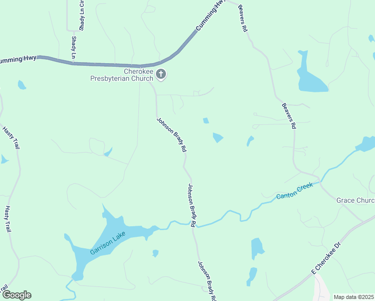map of restaurants, bars, coffee shops, grocery stores, and more near 1198 Johnson Brady Road in Canton