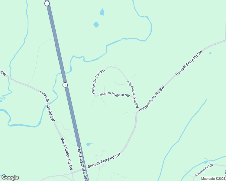 map of restaurants, bars, coffee shops, grocery stores, and more near 11 Bryan Springs Road Southwest in Rome