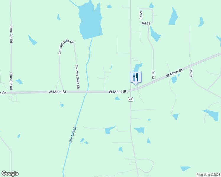 map of restaurants, bars, coffee shops, grocery stores, and more near 28 Quail Valley Road in Tupelo