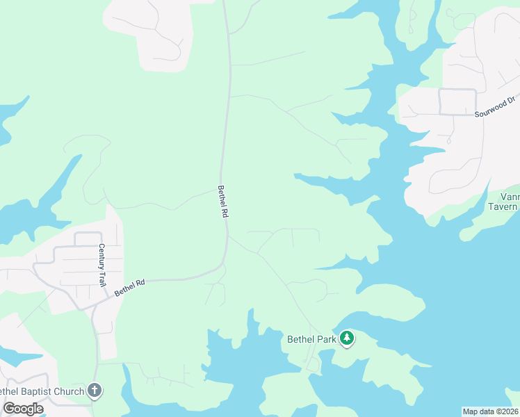map of restaurants, bars, coffee shops, grocery stores, and more near 8245 Bethel Road in Gainesville