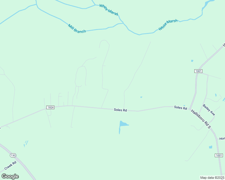 map of restaurants, bars, coffee shops, grocery stores, and more near 164 Fox Estates Road in Whiteville
