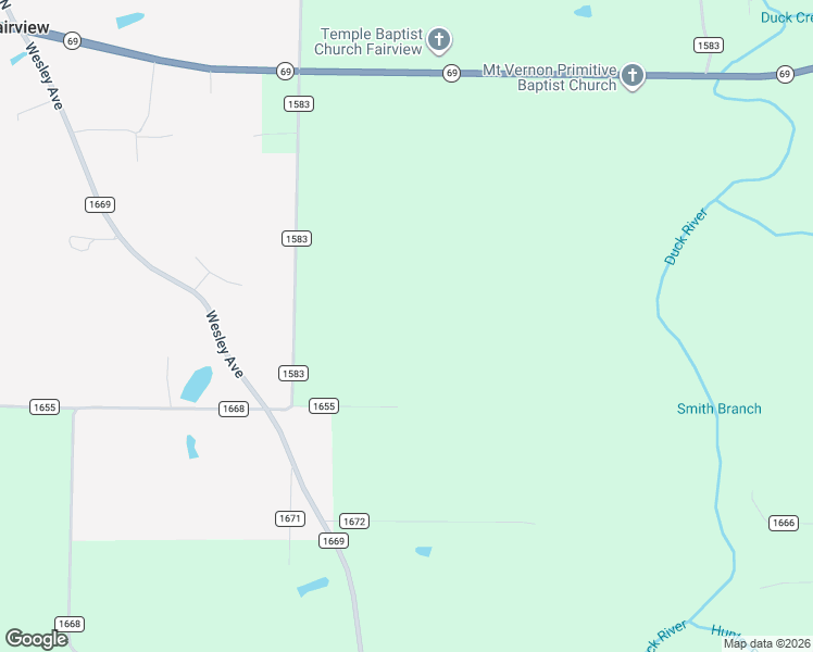map of restaurants, bars, coffee shops, grocery stores, and more near 338 County Road 1583 in Cullman
