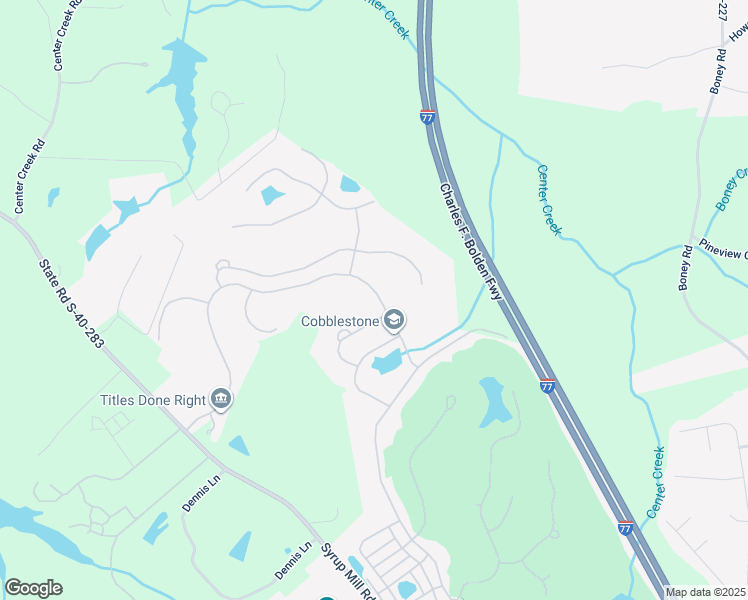 map of restaurants, bars, coffee shops, grocery stores, and more near 1270 Primrose Drive in Blythewood
