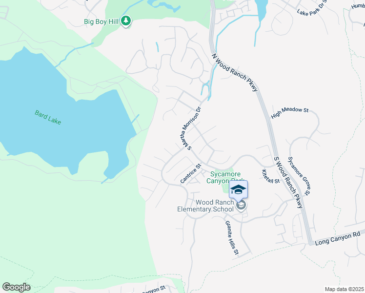 map of restaurants, bars, coffee shops, grocery stores, and more near 609 Allegro Court in Simi Valley