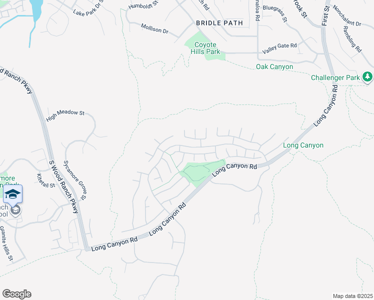 map of restaurants, bars, coffee shops, grocery stores, and more near 231 Knoll Ridge Road in Simi Valley