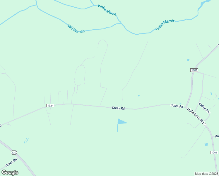 map of restaurants, bars, coffee shops, grocery stores, and more near 164 Fox Estates Road in Whiteville