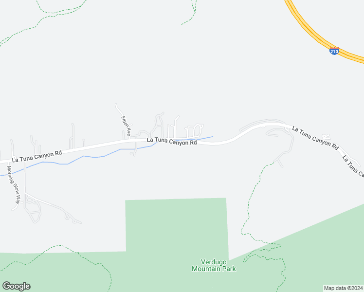 map of restaurants, bars, coffee shops, grocery stores, and more near 9040 La Tuna Canyon Road in Los Angeles