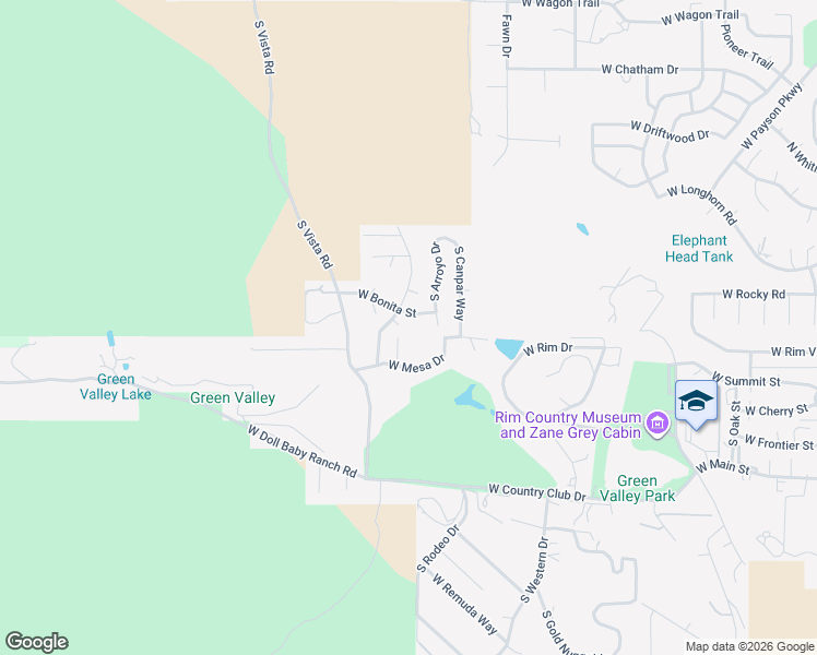 map of restaurants, bars, coffee shops, grocery stores, and more near 309 South Brassie Drive in Payson